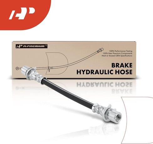 A-Premium Rear Driver or Passenger Brake Hydraulic Hose Compatible with Pontiac Models - Aztek 2001 2002 2003 2004 2005 with Rear Drum Brake - Replace# 10445423 in Saudi Arabia