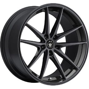 عجلة Konig OVERSTEER باللون الأسود اللامع مع طلاء وTPMS (18 × 9. بوصة /5 × 114 مم، إزاحة 35 مم) in Kuwait