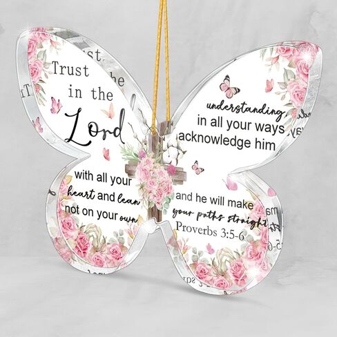 علامة اقتباس ملهمة ديكور زينة عيد الميلاد - اقتباس التخرج خلفك، كل لوحة ذكرياتك - هدايا عيد الميلاد للنساء - تذكار علامة أكريليك على شكل فراشة in Kuwait