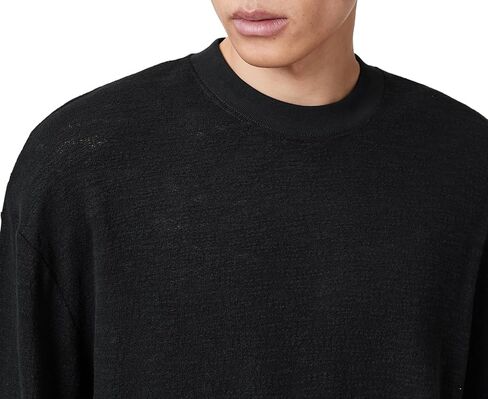 Men's Foster Ls Crew, Jet Black in Saudi Arabia