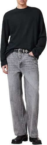 Men's Foster Ls Crew, Jet Black in Saudi Arabia