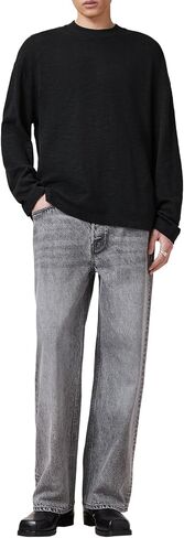 Men's Foster Ls Crew, Jet Black in Saudi Arabia