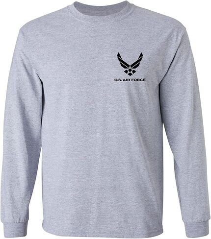 zerogravitee Air Force Left Chest Adult Long Sleeve T-Shirt in Saudi Arabia