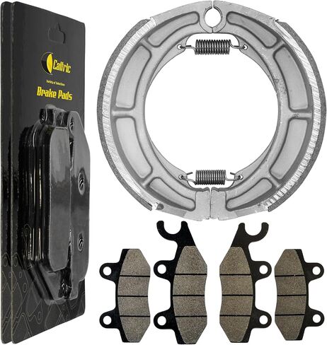 Caltric Front Brake Pads & Rear Brake Shoes Compatible with Suzuki Ltf500F Quadrunner 500 1998-2002 New in Saudi Arabia