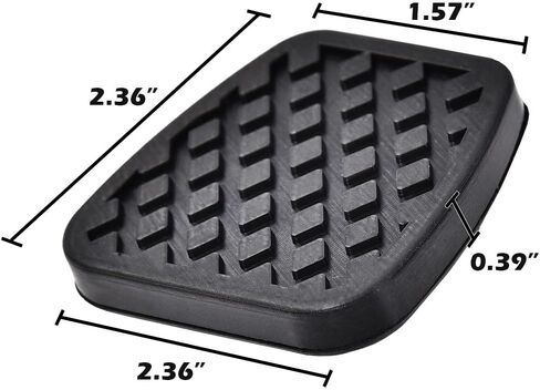 Brake and Clutch Pedal Pad Kit, Compatible with Honda Accord 1976-2015,Fit Civic 1984-2015,Fit CRX 1984-1990,Fit CRV 2002-2006,Fit Element 2003-2010,Fit Prelude 1979-2001, Rubber Brake Pedal Covers in Saudi Arabia