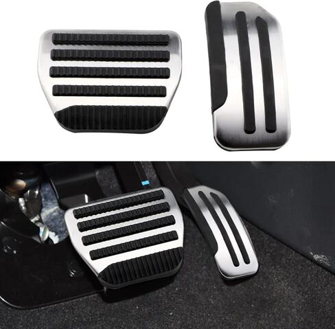 Fit for Nissan Versa 2012-2013,Gas and Brake Pedals Covers,Car Pedal Covers,Auto Aluminum Pedal Covers Accessories, Non-Slip Accelerator Brake Foot Rest Pedal in Kuwait