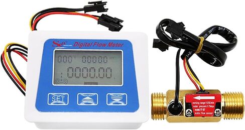 Low power consumption digital water flow meter smart electronic water meter digital display 4-point water flow meter battery powered sensor in Saudi Arabia