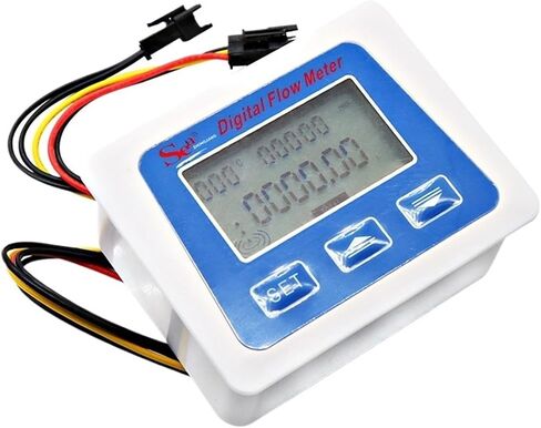 Low power consumption digital water flow meter smart electronic water meter digital display 4-point water flow meter battery powered sensor in Saudi Arabia