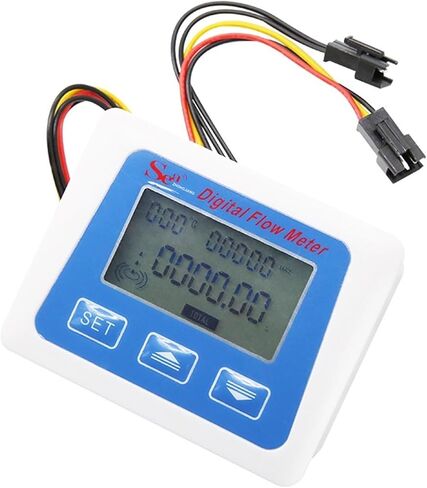 Low power consumption digital water flow meter smart electronic water meter digital display 4-point water flow meter battery powered sensor in Saudi Arabia