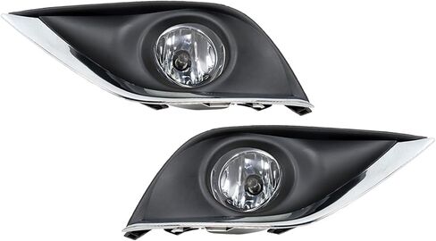2Pcs Front Fog Lights Replacement for Nissan Versa 2015-2018 Clear Lens with Bulbs Switch NI2592122 NI2593122 in Saudi Arabia
