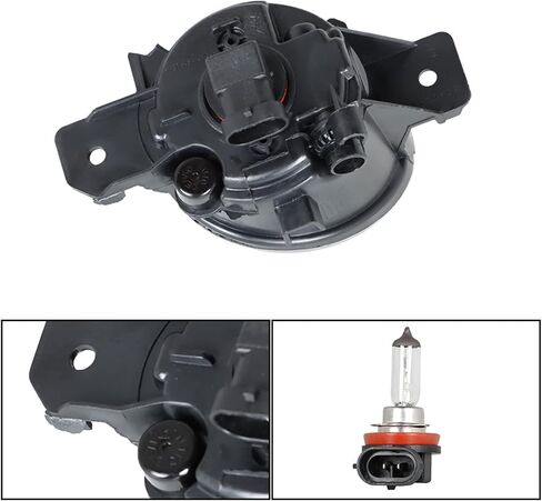 2Pcs Front Fog Lights Replacement for Nissan Versa 2015-2018 Clear Lens with Bulbs Switch NI2592122 NI2593122 in Saudi Arabia