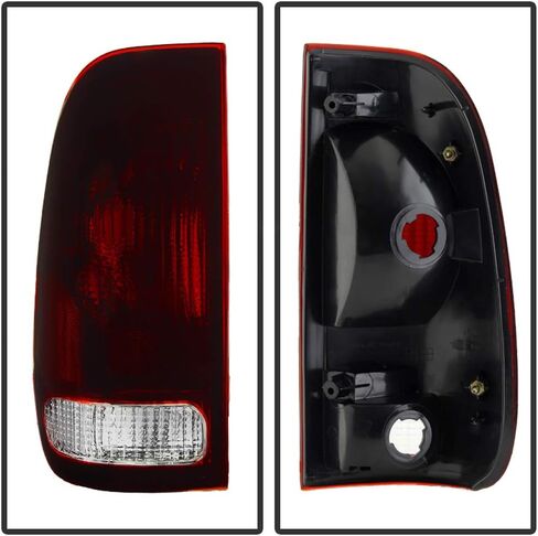 ACANII - For 1997-2003 Ford F150 99-07 F250 F350 SuperDuty Red Smoke Tail Lights Brake Lamps in Saudi Arabia