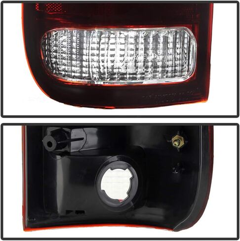 ACANII - For 1997-2003 Ford F150 99-07 F250 F350 SuperDuty Red Smoke Tail Lights Brake Lamps in Saudi Arabia