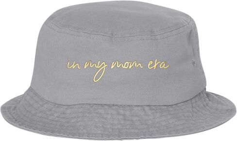 Go All Out in My Mom Era Script Idea Bucket Ponytail Visor Embroidered Cap Dad Hat in Kuwait