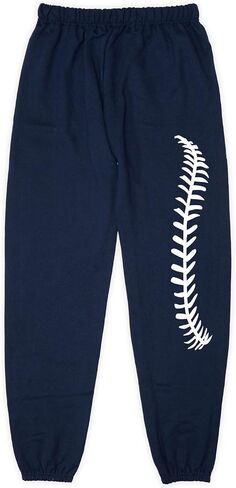 Baseball Stitches Sweatpants | Baseball Apparel by ChalkTalk Sports | Multiple Colors | Youth and Adult Sizes in Saudi Arabia