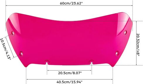TCMT Green Front Windscreen Windshield Fit For Harley CVO Road Glide FLTRXSE 2023-2025 in Saudi Arabia