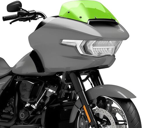 TCMT Green Front Windscreen Windshield Fit For Harley CVO Road Glide FLTRXSE 2023-2025 in Saudi Arabia