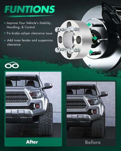SCITOO 2X 4x110 Wheel Spacers hubcentric with 10x1.25 74.1mm 2" 4 Lug fits for 2001-2005 for Traxter 500 2002-2009 for Ozark 250 in Saudi Arabia
