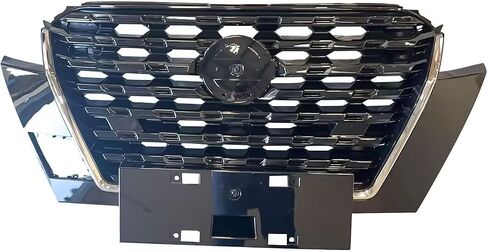 Kicks Front Bumper Cover Kit w/Grille & Molding Replacement For 2021 2022 2023 Niss-an Kicks - Full Bumper Set in Saudi Arabia
