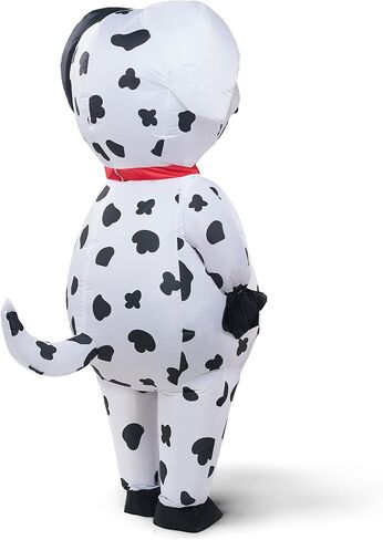 Spooktacular Creations Adult Inflatable Costume, Full Body Dalmatian Blow-up Outfit, Inflatable Puppy Suit for Themed Parties in Saudi Arabia