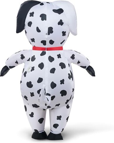 Spooktacular Creations Adult Inflatable Costume, Full Body Dalmatian Blow-up Outfit, Inflatable Puppy Suit for Themed Parties in Saudi Arabia