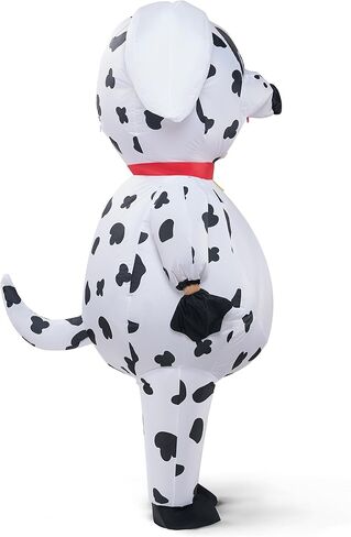 Spooktacular Creations Adult Inflatable Costume, Full Body Dalmatian Blow-up Outfit, Inflatable Puppy Suit for Themed Parties in Saudi Arabia