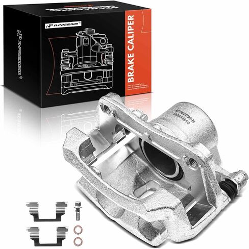 A-Premium Disc Brake Caliper Assembly with Bracket Compatible with Select Chevy and Pontiac Models - HHR 2006-2011 2.2L/2.4L, Malibu 2004-2008, G6 2006-2008 - Front Left Driver Side in Saudi Arabia