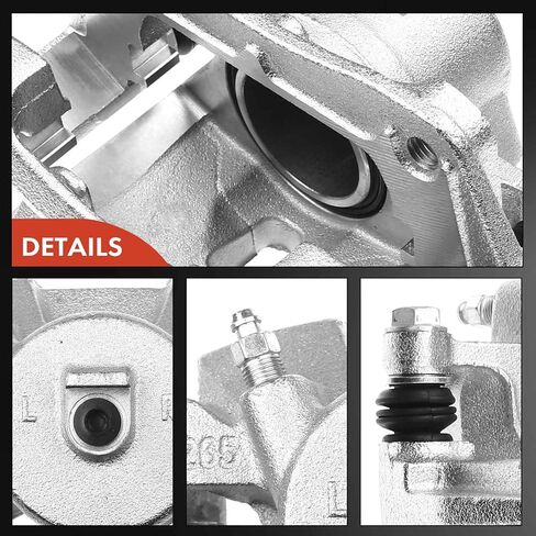 A-Premium Disc Brake Caliper Assembly with Bracket Compatible with Select Chevy and Pontiac Models - HHR 2006-2011 2.2L/2.4L, Malibu 2004-2008, G6 2006-2008 - Front Left Driver Side in Saudi Arabia