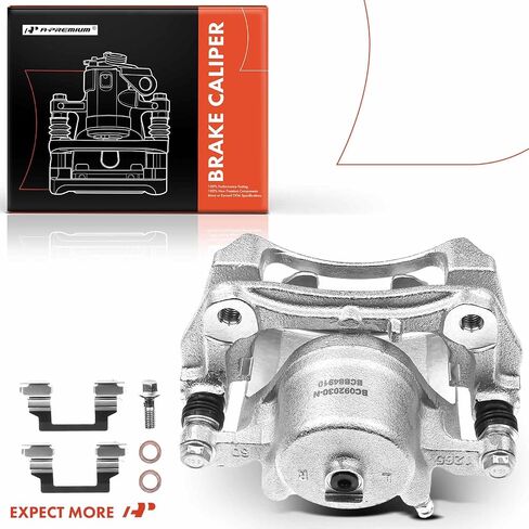 A-Premium Disc Brake Caliper Assembly with Bracket Compatible with Select Chevy and Pontiac Models - HHR 2006-2011 2.2L/2.4L, Malibu 2004-2008, G6 2006-2008 - Front Left Driver Side in Saudi Arabia