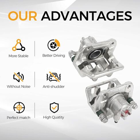 PAROD 19B6886 19B6887 فرجار الفرامل مناسب لـ 2013-2018 Acura RDX، 2007-2016 Honda CR-V، 2012-2015 Honda Crosstour Rear (يسار ويمين) in Saudi Arabia