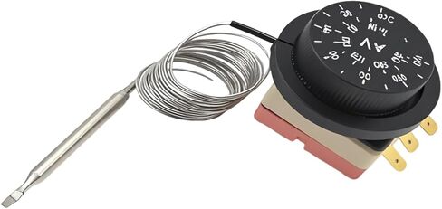 3-pin Adjustable Electric Cooling Fan Temperature Control Switch, Temperature Control Probe Sensor Kit, Replacement for Many Car Truck and RV Models in Saudi Arabia