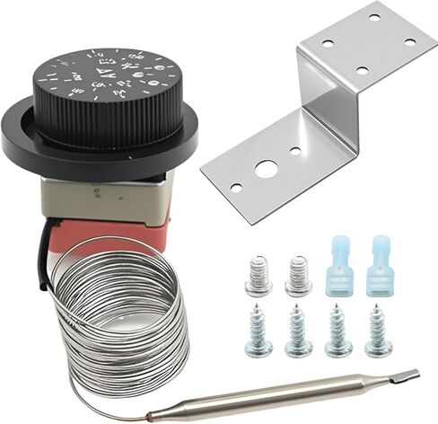 3-pin Adjustable Electric Cooling Fan Temperature Control Switch, Temperature Control Probe Sensor Kit, Replacement for Many Car Truck and RV Models in Saudi Arabia