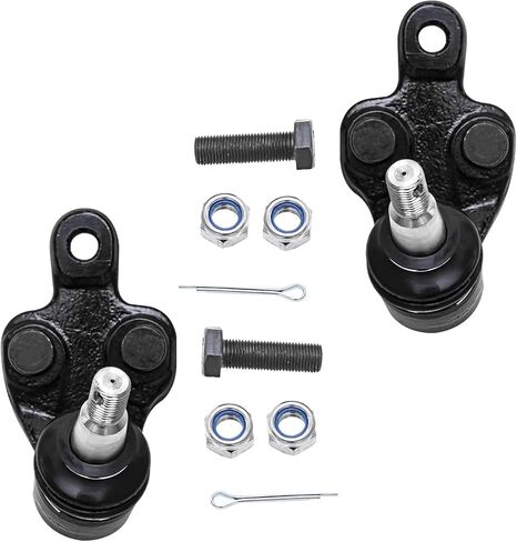 Detroit Axle - Front 6pc Suspension Kit for 04-10 Toyota Sienna, 2 Outer Tie Rod Ends 2 Lower Ball Joints 2 Stabilizer Sway Bars 2004 2005 2006 2007 2008 2009 2010 Replacement in Saudi Arabia
