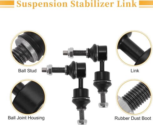 X AUTOHAUX 2pcs Rear Sway Bar Links Stabilizer Link Kit for Ford Focus 2015-2018 for Ford C-Max 2015-2018 Suspension Kit No.K750465 in Saudi Arabia