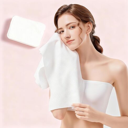 مناشف حمام للاستعمال مرة واحدة، 6 قطع منشفة حمام كبيرة للسفر مقاس 55 * 28 بوصة، منشفة مضغوطة لأساسيات السفر - مناشف محمولة للاستعمال مرة واحدة للسفر على الشاطئ والاستحمام والمشي لمسافات طويلة والسباحة والتخييم في الفندق in Kuwait