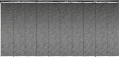 Pine 10-Panel Double Rail Satin Nickel Panel Track Extendable 120"-218" W x 116" H, Panel Width 23.5" in Saudi Arabia