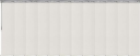 Meshed Tope 12-Panel Double Rail Satin Nickel Panel Track Extendable 140"-260" W x 116" H, Panel Width 23.5" in Saudi Arabia