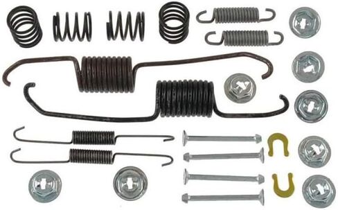 KarParts360 For Mazda Protege 1992-1998 Brake Shoe Hold-down Spring Kit | Rear | Gold Classification | With Colored Springs in Saudi Arabia