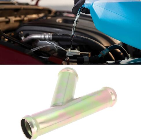 SING F LTD 2Pcs Y Connector Coolant Pipe Fitting Zinc-Coated Adapter for Automotive Cooling System 3/4" 19mm Heater Hose in Saudi Arabia