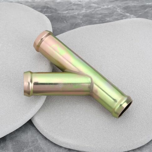 SING F LTD 2Pcs Y Connector Coolant Pipe Fitting Zinc-Coated Adapter for Automotive Cooling System 3/4" 19mm Heater Hose in Saudi Arabia