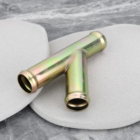 SING F LTD 2Pcs Y Connector Coolant Pipe Fitting Zinc-Coated Adapter for Automotive Cooling System 3/4" 19mm Heater Hose in Saudi Arabia