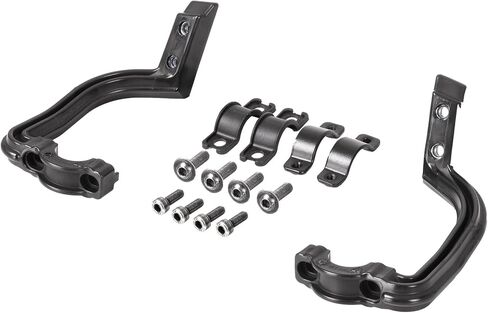 Polisport Bullit Handguard for Motocross Motorcycles–for Rieju MR250/MR300 (2021-26) – 2 Lever Mounting Systems, Durable, Easy to Install, Supermoto, Motard, Dirt Bikes & Off-Road Protection- Black in Saudi Arabia