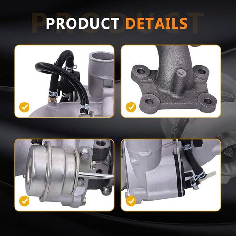 Bapmic K03 Turbo Turbocharger Compatible with 2013-2016 Ford Escape Focus Fusion Taurus Lincoln MKC MKZ 2.0L 53039700272 53039700286 53039700420 53039700287 in Saudi Arabia