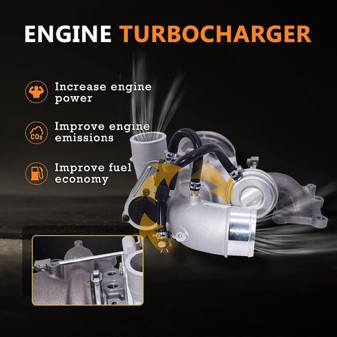 Bapmic K03 Turbo Turbocharger Compatible with 2013-2016 Ford Escape Focus Fusion Taurus Lincoln MKC MKZ 2.0L 53039700272 53039700286 53039700420 53039700287 in Saudi Arabia