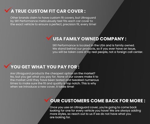 غطاء سيارة Chevy Camaro - مقاس مخصص داخلي/خارجي - Ultraguard Plus 300 Denier مقاوم للماء للأشعة فوق البنفسجية والمطر - مناسب تمامًا لسيارة شيفروليه Camaros 2010-2024 (أسود مع خطوط حمراء) in Saudi Arabia
