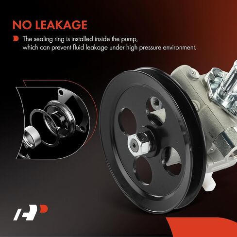 A-Premium Power Steering Pump, with Pulley, Compatible with Nissan Frontier 1998-2004/2006-2008/2011 2.4L, Xterra 2000-2004 2.4L in Saudi Arabia