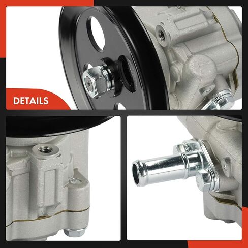 A-Premium Power Steering Pump, with Pulley, Compatible with Nissan Frontier 1998-2004/2006-2008/2011 2.4L, Xterra 2000-2004 2.4L in Saudi Arabia
