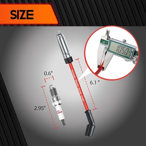 8x Iridium Spark Plugs and Wires Set for Chevy 5.3, 41-110 Spark Plugs for Silverado 1500 Suburban Avalanche Tahoe 5.3L 4.8L 6.0L, 9748HH Compatible with GMC Sierra Yukon in Saudi Arabia
