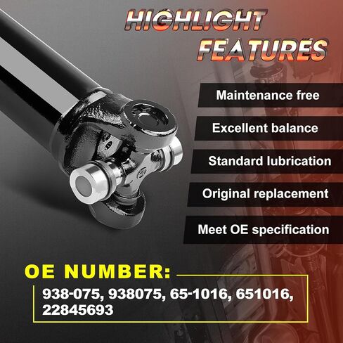 Front Drive Shaft Fit for GMC Sierra 1500 2007-2013, Fit for Yukon, Yukon XL 1500 & Cadillac Escalade ESV, Escalade EXT 2007-2014, AWD, Replace# 22845693 in Saudi Arabia