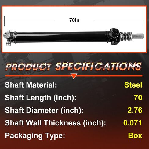 Front Drive Shaft Fit for GMC Sierra 1500 2007-2013, Fit for Yukon, Yukon XL 1500 & Cadillac Escalade ESV, Escalade EXT 2007-2014, AWD, Replace# 22845693 in Saudi Arabia